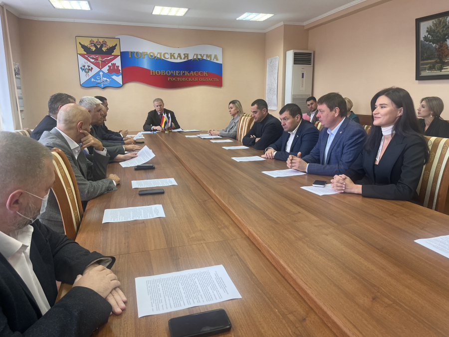 Фракция «ЕДИНАЯ РОССИЯ» провела собрание