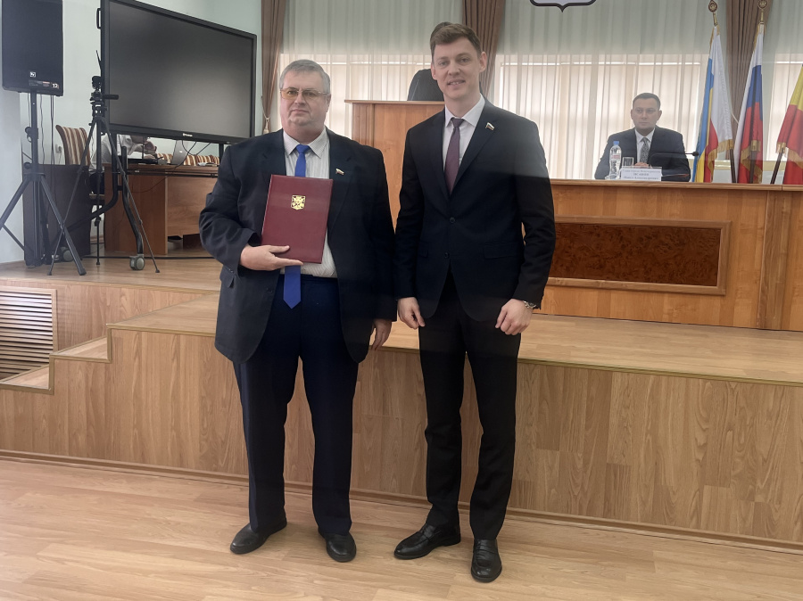 В городской Думе чествовали новочеркасцев, внёсший значительный вклад в развитие города